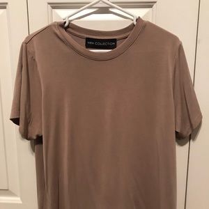 hrh collection perfect tee in ‘skinny latte’